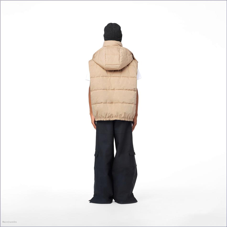  Marc Jacobs BEIGE MARCDOWN/View All Marcdown/The Oversized Puffer Vest