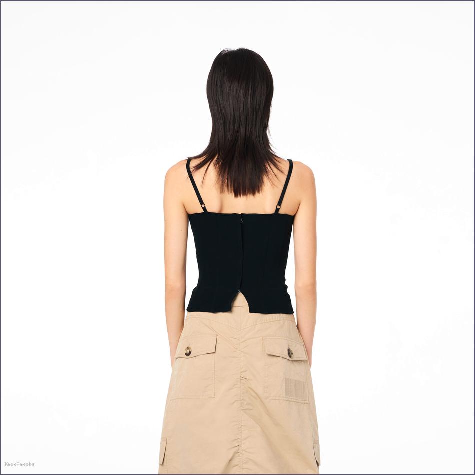  Marc Jacobs BLACK MARCDOWN/View All Marcdown/The Structured Camisole